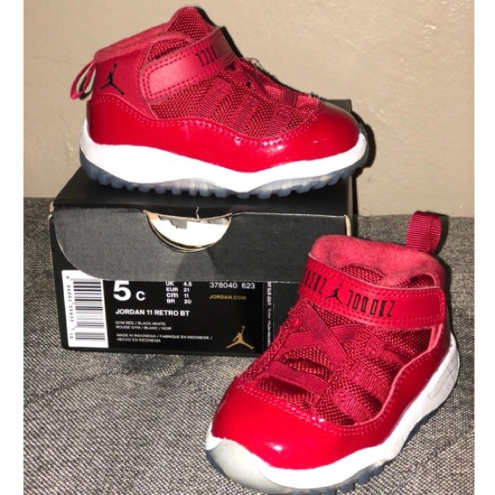 Jordan’s 11 Retro BT Red/White
